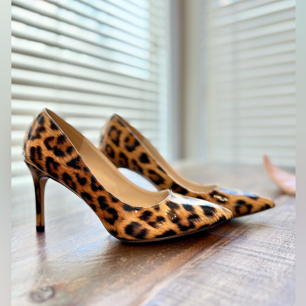 June in Love Patent Leopard Print Pump